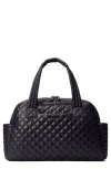 Mz Wallace Jimmy Deluxe Quilted Nylon Duffle Bag