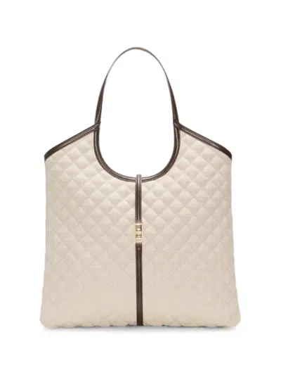 Mz Wallace Large Astor Quilted Tote Bag In Neutral