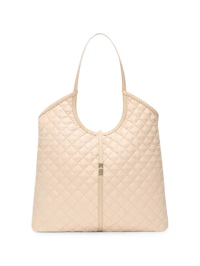 Mz Wallace Large Astor Quilted Tote Bag In Neutral