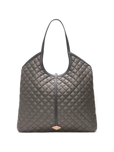 Mz Wallace Large Astor Tote Bag In Gray