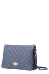 Mz Wallace Large Crosby Pippa Denim Satchel