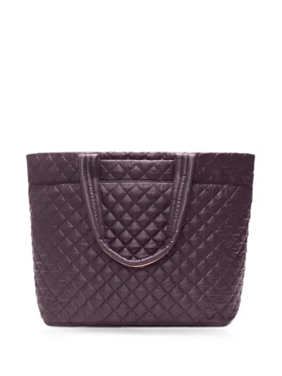 Mz Wallace Large Metro Deluxe Quilted Tote Bag In Purple