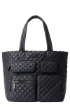 Mz Wallace Large Metro Quilted Nylon Travel Tote