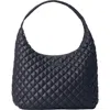Mz Wallace Large Metro Shoulder Bag In Black/black