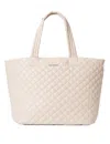 Mz Wallace Large Metro Tote Deluxe In Cream