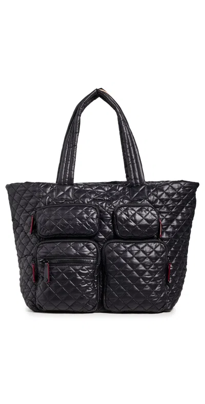 Mz Wallace Large Metro Travel Tote Black