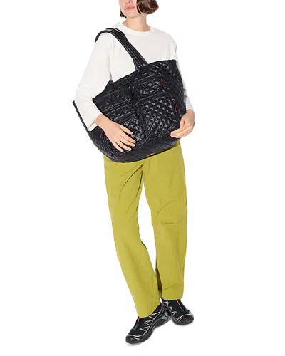 Mz Wallace Large Metro Travel Tote In Black