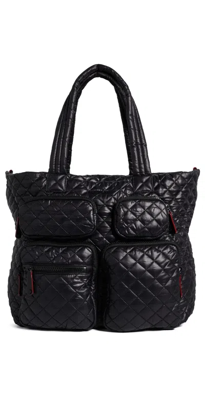 Mz Wallace Large Metro Travel Tote Black