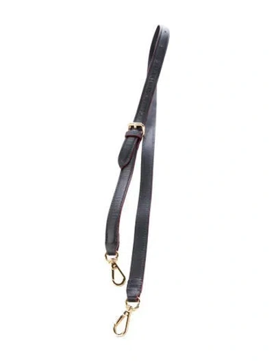 Pre-owned Mz Wallace Leather Adjustable Bag Strap In Blue