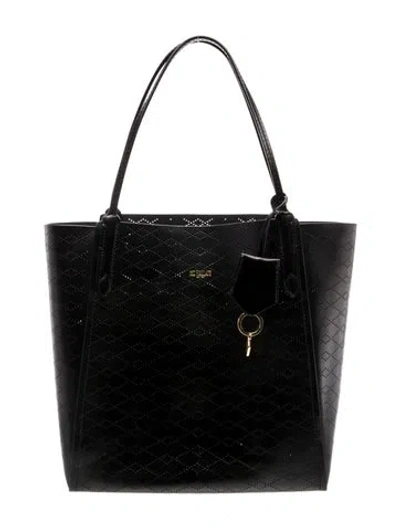 Pre-owned Mz Wallace Leather Bucket Bag In Black