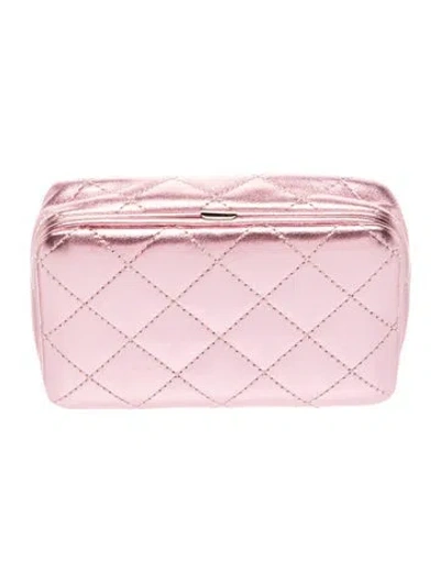 Pre-owned Mz Wallace Leather Clutch In Pink