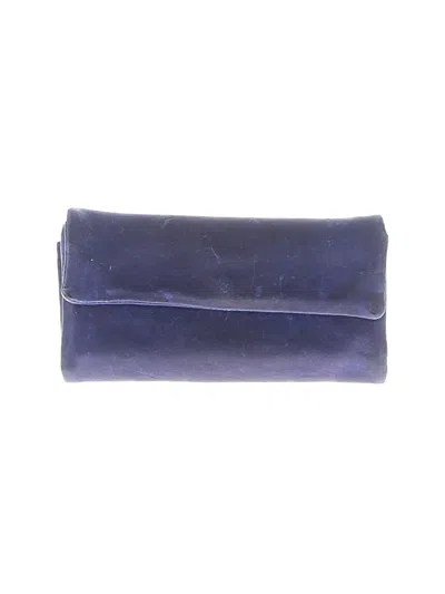Pre-owned Mz Wallace Leather Clutch In Purple