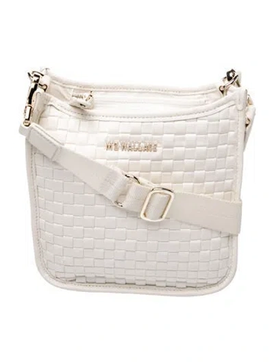 Pre-owned Mz Wallace Leather Crossbody Bag In Neutrals