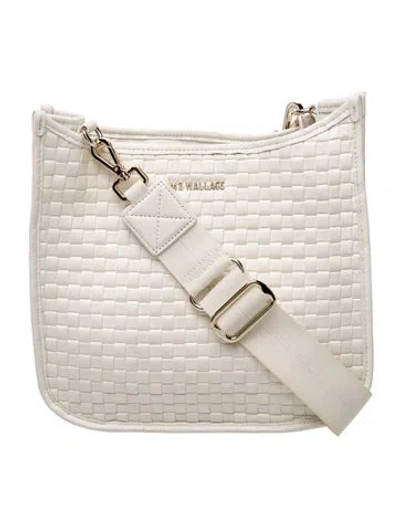 Pre-owned Mz Wallace Leather Messenger Bag In Neutral
