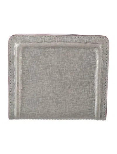 Pre-owned Mz Wallace Leather Printed Bifold Wallet In Multi