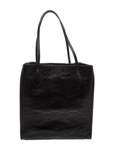 Pre-owned Mz Wallace Leather Shoulder Bag In Black