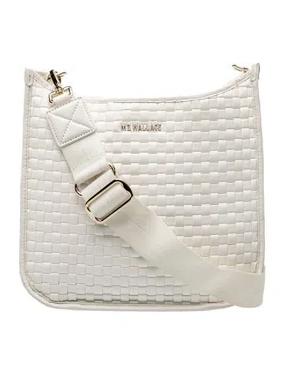 Pre-owned Mz Wallace Leather Shoulder Bag In Neutral