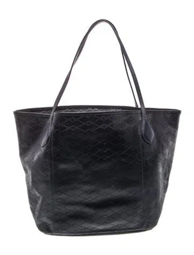 Pre-owned Mz Wallace Leather Tote In Blue