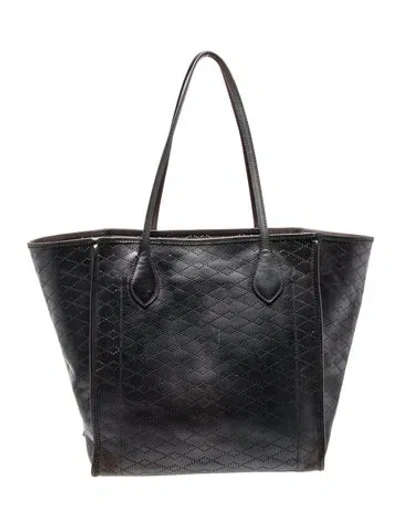 Pre-owned Mz Wallace Leather Tote In Neutral