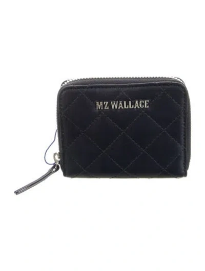 Pre-owned Mz Wallace Leather Wallet W/ Tags In Blue