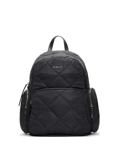 Mz Wallace Madison Quilted Backpack In Gray