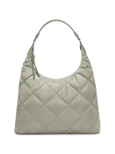 Mz Wallace Madison Quilted Shoulder Bag In Green