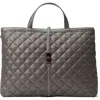 Mz Wallace Medium Astor Diamond Quilted Top Handle Bag In Gray