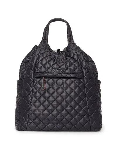 Mz Wallace Medium Convertible Backpack In Black