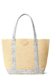 Mz Wallace Medium Crochet Tote In Neutral