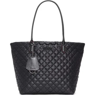 Mz Wallace Medium Daily Quilted Nylon Tote In Red