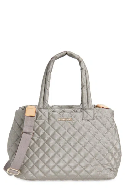 Mz Wallace Medium Metro City Tote In Gray