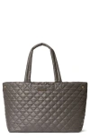 Mz Wallace Medium Metro City Tote In Metallic