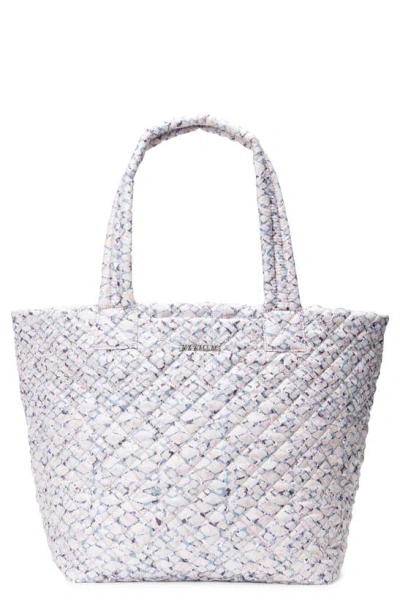 Mz Wallace Medium Metro Tote Deluxe In Summer Shale/silver