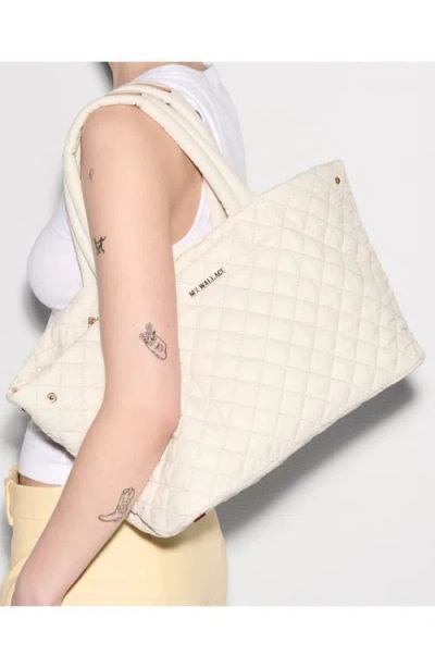 Mz Wallace Medium Metro Quilted Nylon City Tote