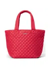 Mz Wallace Medium Metro Tote Deluxe In Red