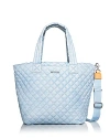 Mz Wallace Medium Metro Tote Deluxe In Chambray