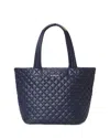 Mz Wallace Metro Deluxe Medium Tote In Dawn/silver