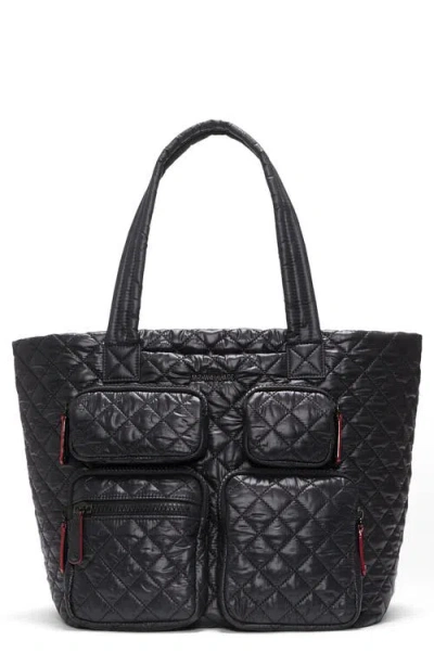 Mz Wallace Medium Metro Travel Tote In Black