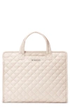 MZ WALLACE MZ WALLACE MEDIUM QUILTED NYLON BOX TOTE