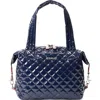 Mz Wallace Medium Sutton Deluxe Tote In Navy Lacquer