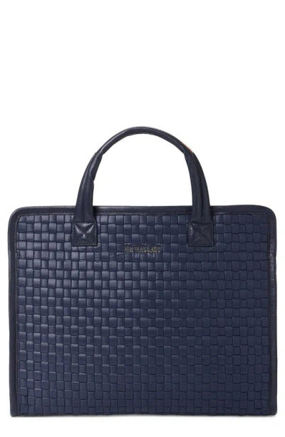 Mz Wallace Women's Large Quilted Box Tote Bag In Navy