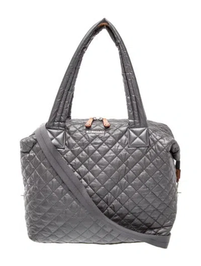 Pre-owned Mz Wallace Messenger Bag In Gray