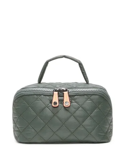 Mz Wallace Metro Accordion Make Up Bag In Green