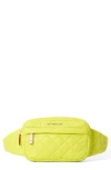 Mz Wallace Metro Belt Bag In Acid Yellow