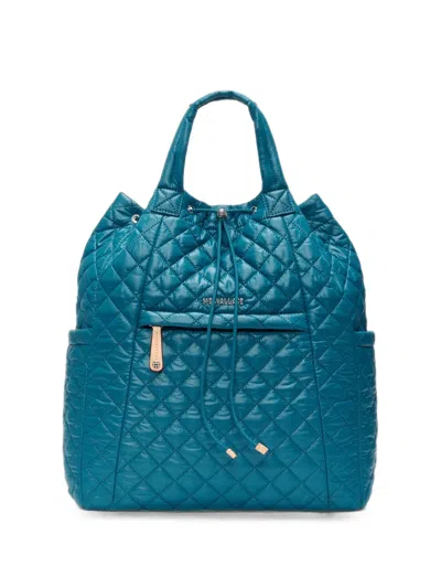 Mz Wallace Metro Convertible Backpack In Animal Print