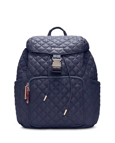 Mz Wallace Metro Diaper Backpack In Blue