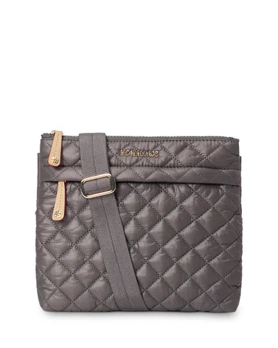 Mz Wallace Metro Quilted Nylon Crossbody Bag In Magnet