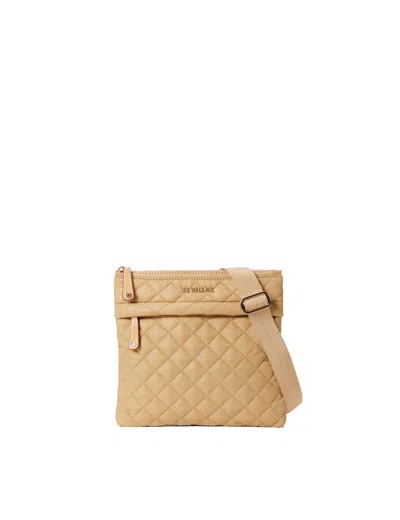 Mz Wallace Metro Flat Crossbody In Brown