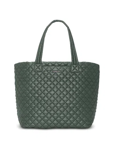 Mz Wallace Metro Large Quilted Tote In Green