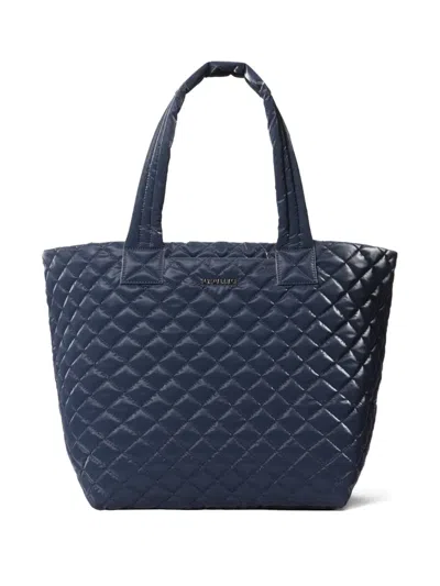 Mz Wallace Metro Medium Quilted Tote Bag In Blue